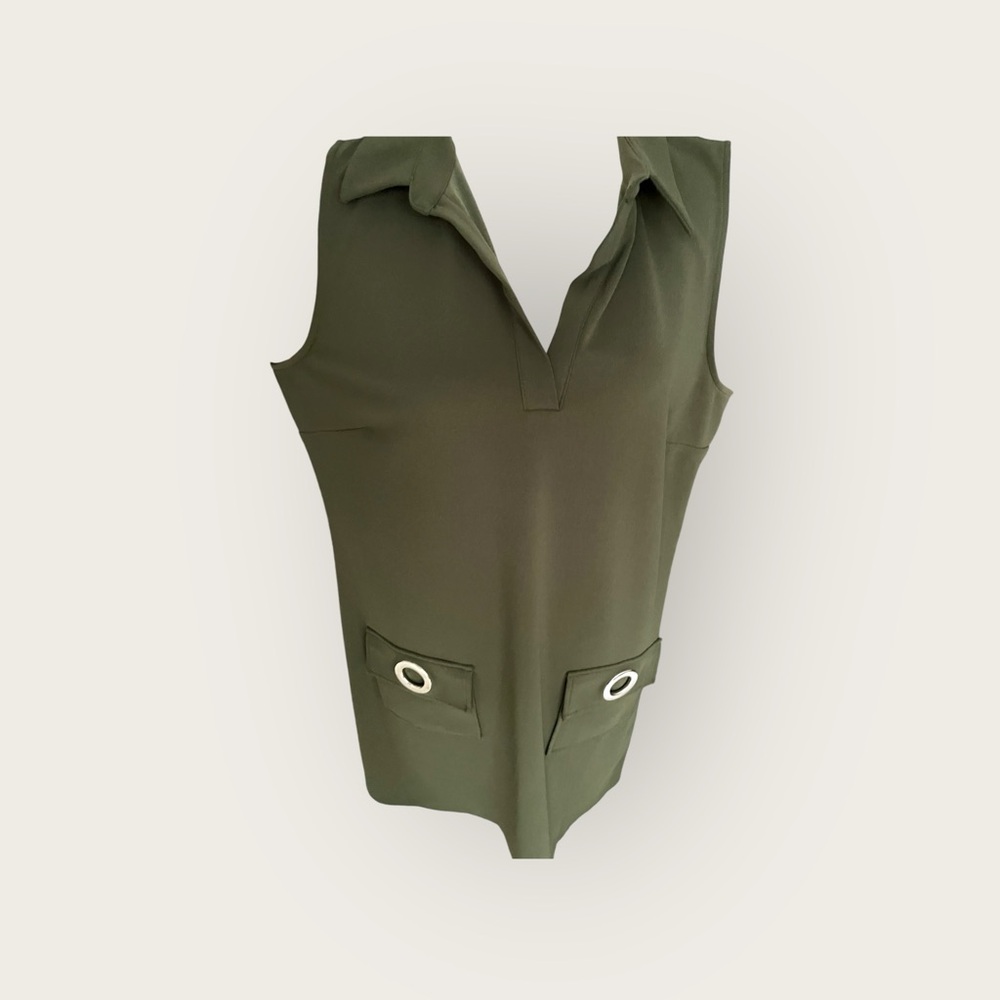 Olive Green Mini Dress